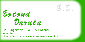 botond darula business card